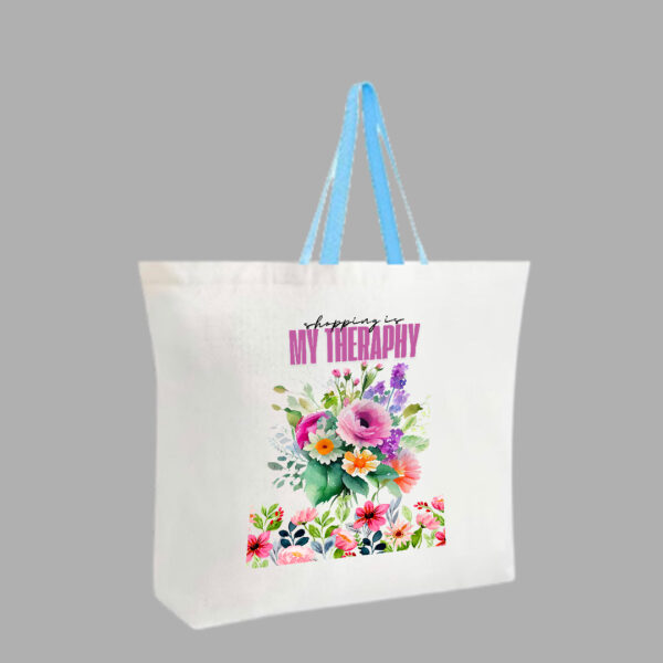 Tote Bag - Light Blue - Image 5