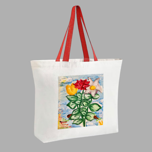 Tote Bag - Red - Image 3