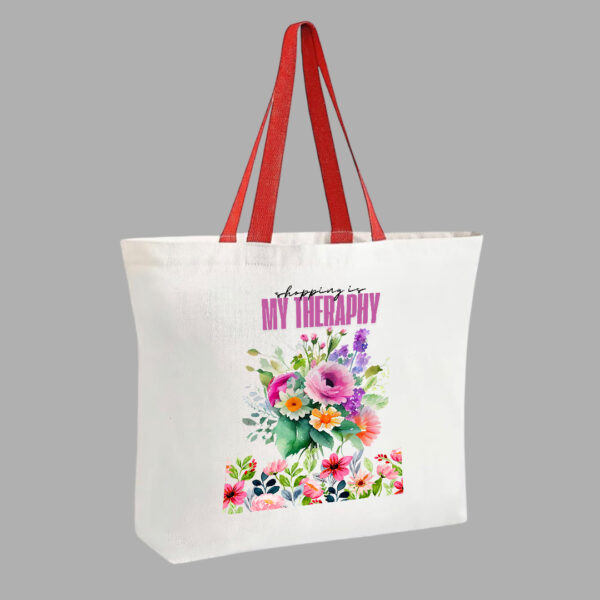 Tote Bag - Red - Image 5