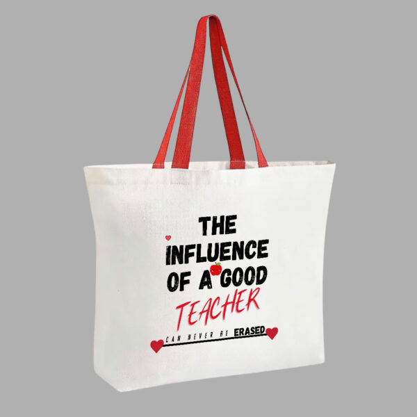 Tote Bag - Red - Image 6